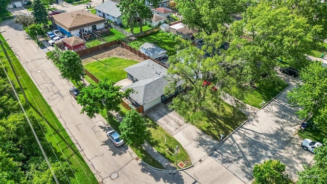206 N Broadview Ave, Lombard, IL 60148 - aerial perspective of suburban area