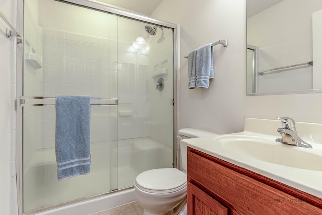 32374 N Allegheny Way Unit 0, Lakemoor, IL 60051 - bathroom with vanity and a shower stall
