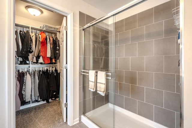 14000 S Sheridan Trl, Homer Glen, IL 60491 - full bath featuring a stall shower and a walk in closet