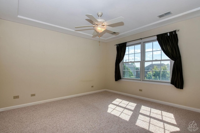1019 Freedom Cir, Sycamore, IL 60178 - spare room with carpet and ceiling fan