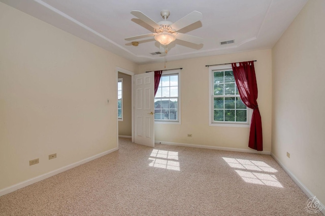 1019 Freedom Cir, Sycamore, IL 60178 - spare room with carpet and ceiling fan