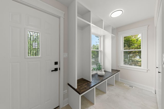 342 Franklin Ave, River Forest, IL 60305 - mudroom featuring baseboards and light tile patterned floors