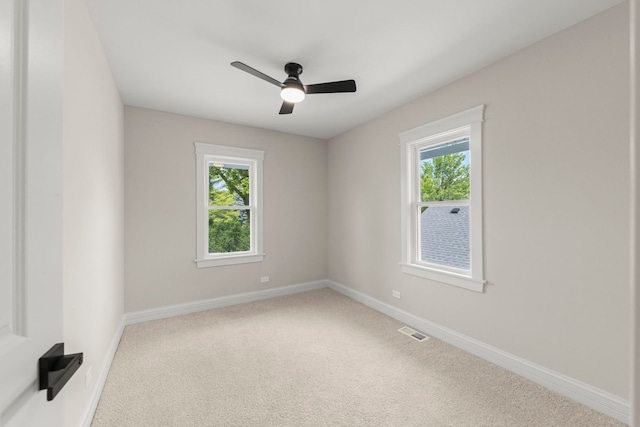 342 Franklin Ave, River Forest, IL 60305 - unfurnished room featuring healthy amount of natural light, carpet flooring, and a ceiling fan