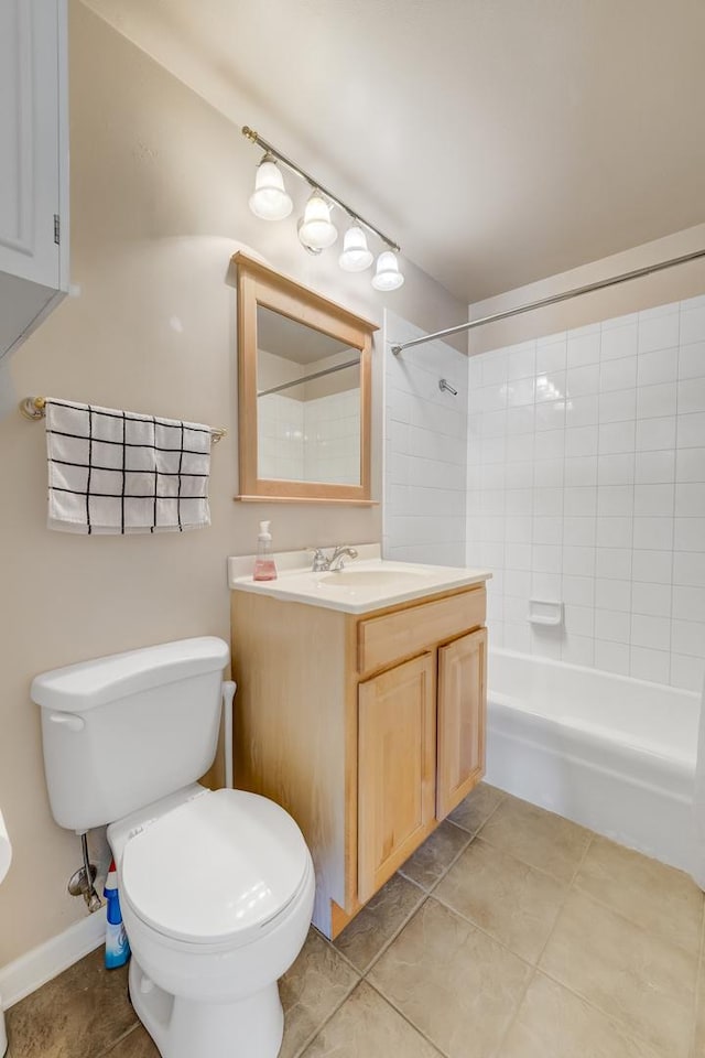 310 Lathrop Ave Unit 411, Forest Park, IL 60130 - full bath featuring vanity, tile patterned flooring, and shower / washtub combination