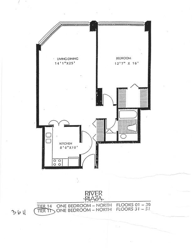 405 N Wabash Ave Unit 3611, Chicago, IL 60611 - view of home floor plan