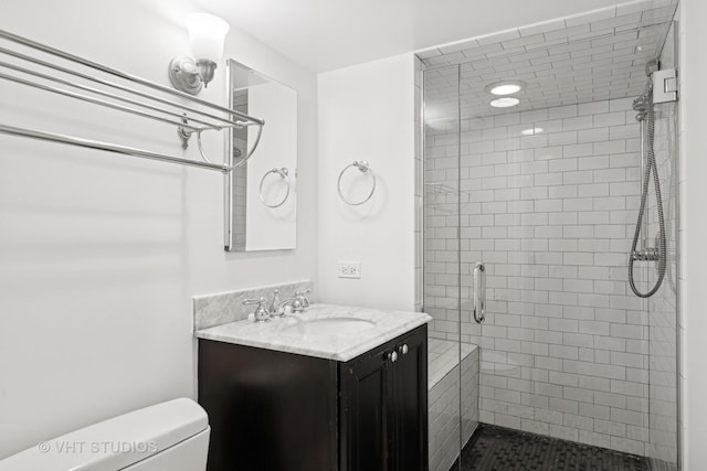 6046 N Monitor Ave, Chicago, IL 60646 - full bathroom featuring a stall shower and vanity