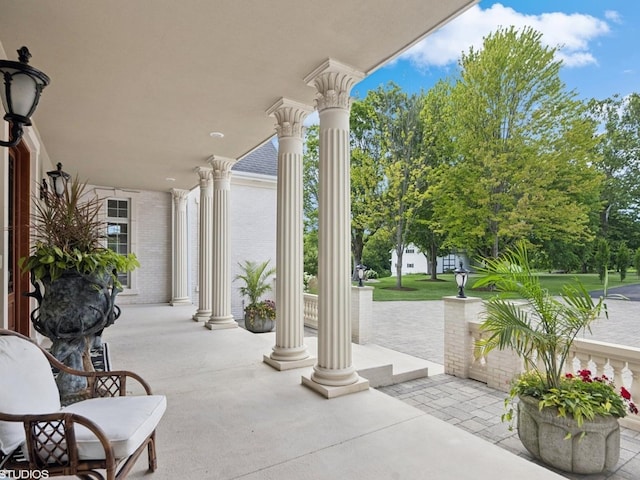 5N113 Burr Rd, Saint Charles, IL 60175 - view of covered porch