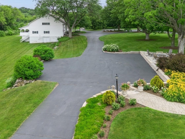 5N113 Burr Rd, Saint Charles, IL 60175 - view of property's community featuring a lawn and asphalt driveway
