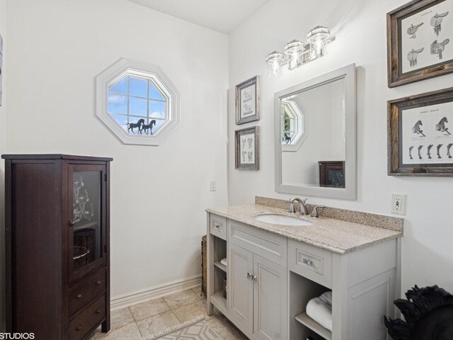 5N113 Burr Rd, Saint Charles, IL 60175 - bathroom featuring vanity and baseboards