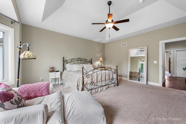 1075 Redbud Ln, Sugar Grove, IL 60554 - carpeted bedroom featuring multiple windows and a ceiling fan
