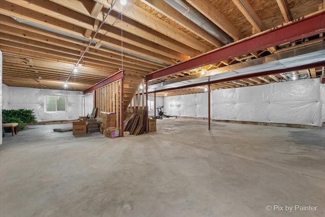 1075 Redbud Ln, Sugar Grove, IL 60554 - view of unfinished basement