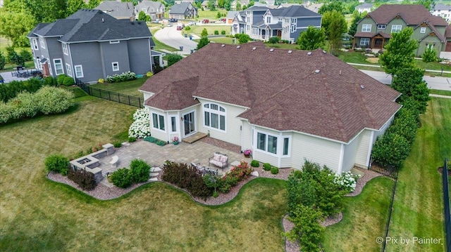 1075 Redbud Ln, Sugar Grove, IL 60554 - aerial perspective of suburban area