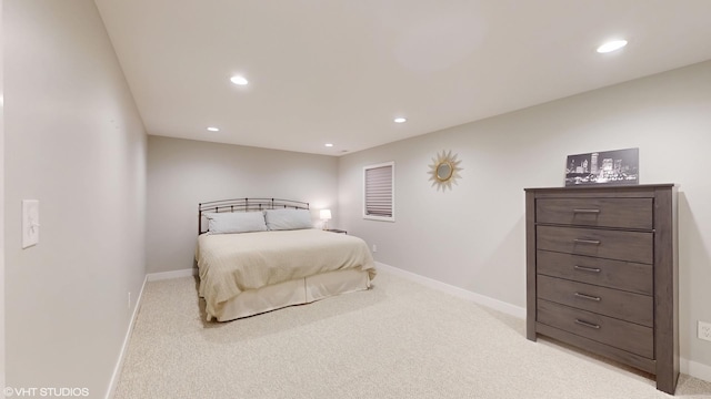 14352 Crystal Tree Dr, Orland Park, IL 60462 - bedroom with recessed lighting and light colored carpet