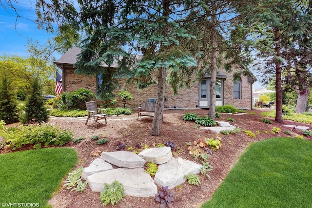 14352 Crystal Tree Dr, Orland Park, IL 60462 - view of front of property with brick siding and a front yard