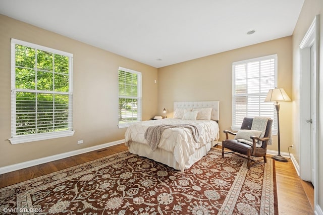 1613 Constitution Dr, Glenview, IL 60026 - bedroom featuring wood finished floors and multiple windows