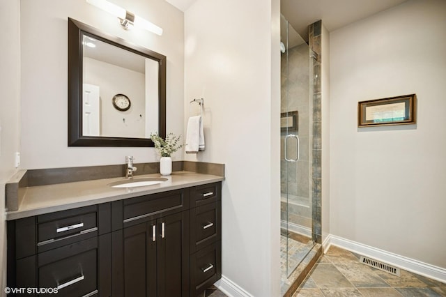 1613 Constitution Dr, Glenview, IL 60026 - bathroom featuring vanity and a shower stall