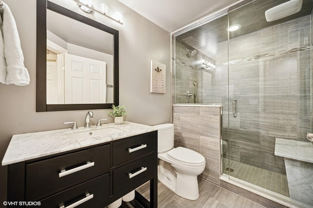 1613 Constitution Dr, Glenview, IL 60026 - full bath featuring vanity and a stall shower