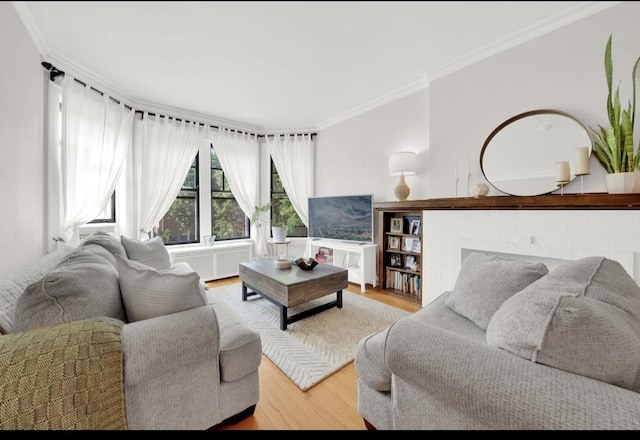 1040 Washington Blvd Unit 2, Oak Park, IL 60302 - living area featuring wood finished floors and ornamental molding