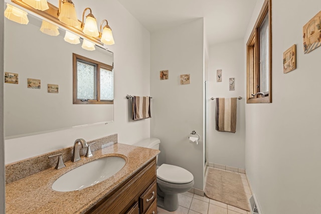 12026 Somerset Rd, Orland Park, IL 60467 - full bathroom with tile patterned flooring and vanity