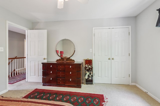 688 Fox Holw, Dekalb, IL 60115 - carpeted bedroom featuring a closet and ceiling fan