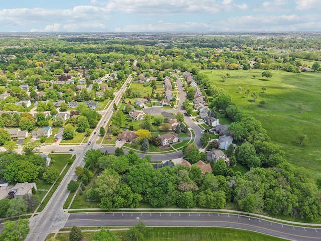 688 Fox Holw, Dekalb, IL 60115 - aerial overview of property's location featuring nearby suburban area and a tree filled landscape
