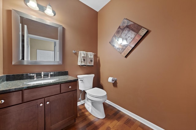 935 Burlington Ave Unit 411, Downers Grove, IL 60515 - half bath with wood finished floors and vanity