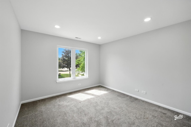 240 Taylor Ct, Buffalo Grove, IL 60089 - carpeted spare room featuring recessed lighting