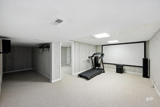 240 Taylor Ct, Buffalo Grove, IL 60089 - exercise area with carpet