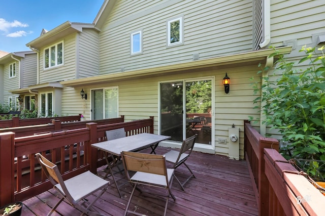 240 Taylor Ct, Buffalo Grove, IL 60089 - deck featuring outdoor dining area