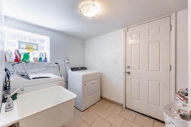 8212 S Justine St, Chicago, IL 60620 - washroom with independent washer and dryer and light tile patterned floors