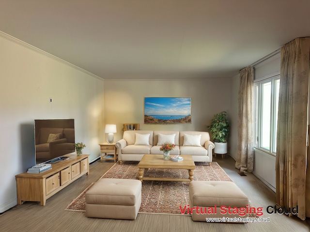 56 Graymoor Ln, Olympia Fields, IL 60461 - living area featuring baseboards and ornamental molding