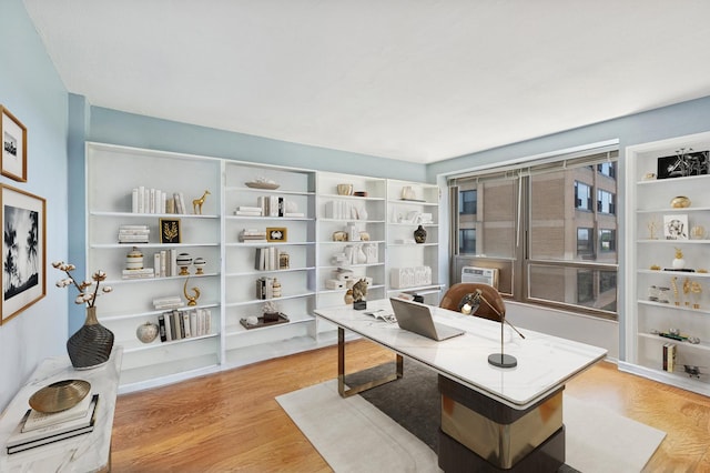5050 S E End Ave Unit 9C, Chicago, IL 60615 - office with light wood-type flooring and cooling unit