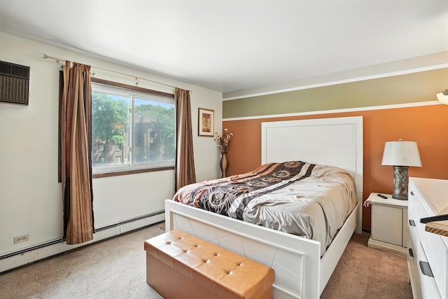 18205 Hart Dr Unit 2B, Homewood, IL 60430 - carpeted bedroom with baseboard heating
