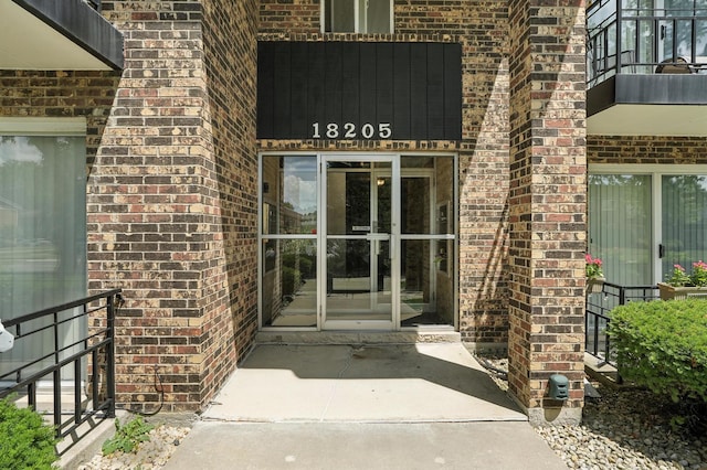 18205 Hart Dr Unit 2B, Homewood, IL 60430 - entrance to property with brick siding