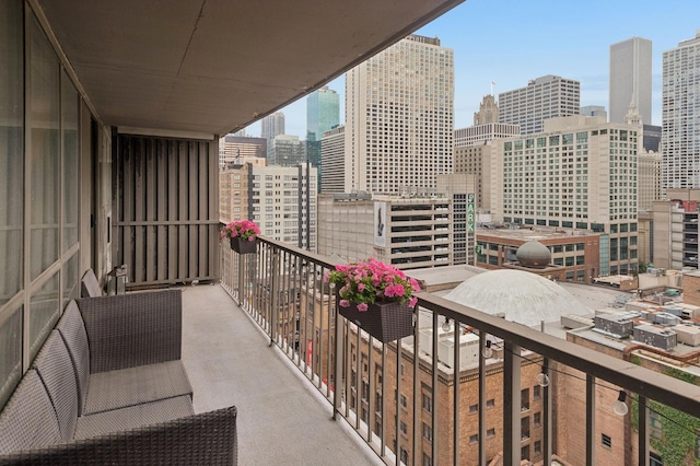 10 E Ontario St Unit 1304, Chicago, IL 60611 - balcony with a skyline view