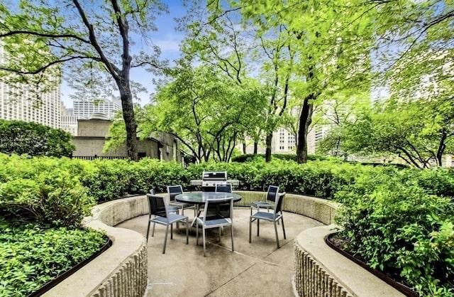 10 E Ontario St Unit 1304, Chicago, IL 60611 - view of patio with outdoor dining area