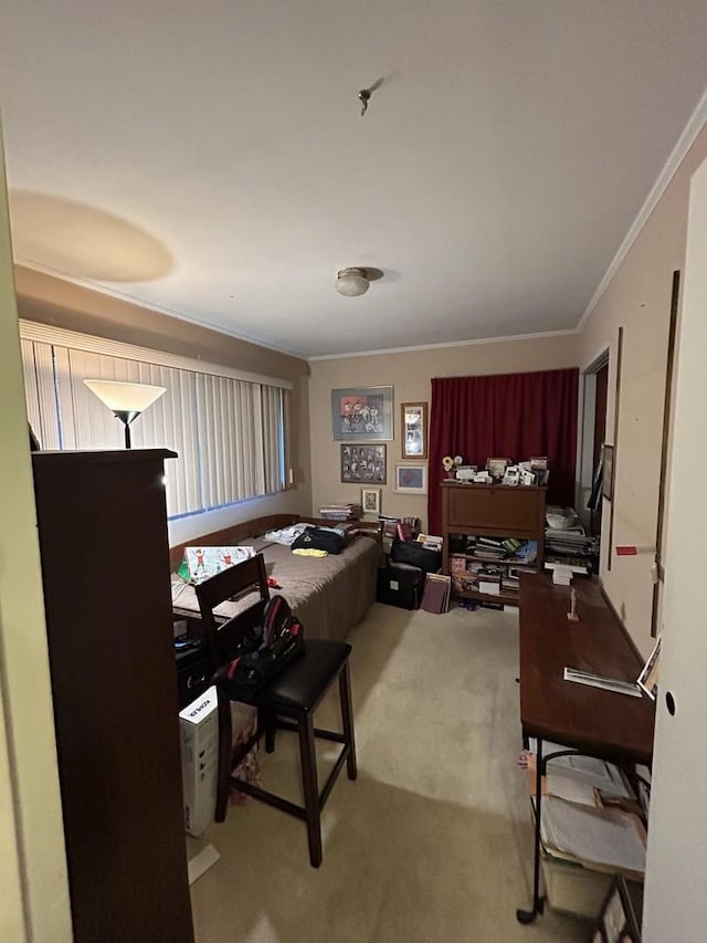 104 Nanti St, Park Forest, IL 60466 - carpeted office featuring crown molding