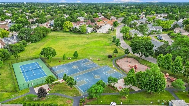521 Nebraska Cir, Carol Stream, IL 60188 - aerial view of residential area