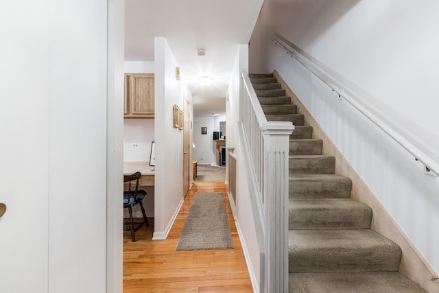 1937 Bayview Ln Unit 0, Aurora, IL 60506 - stairway featuring wood finished floors and baseboards