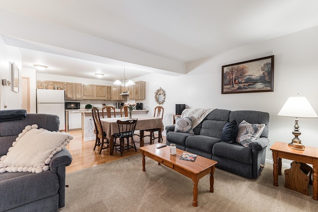 1937 Bayview Ln Unit 0, Aurora, IL 60506 - living room with a chandelier
