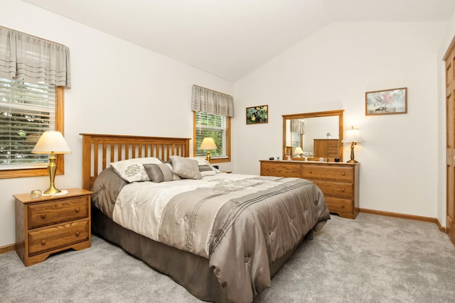 406 Kresswood Dr, Mchenry, IL 60050 - bedroom with light carpet and high vaulted ceiling