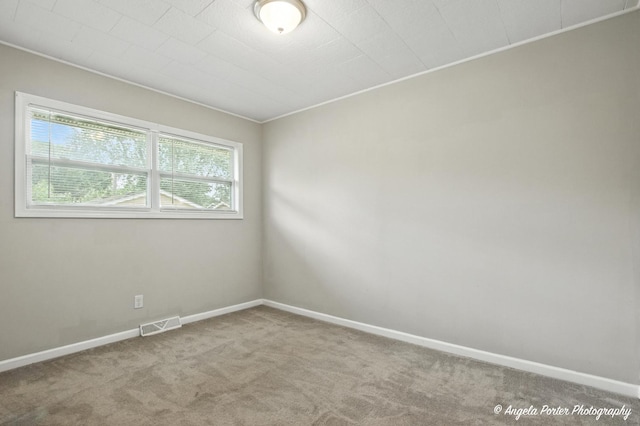 4420 Clearview Dr, Mchenry, IL 60050 - carpeted empty room with baseboards and crown molding