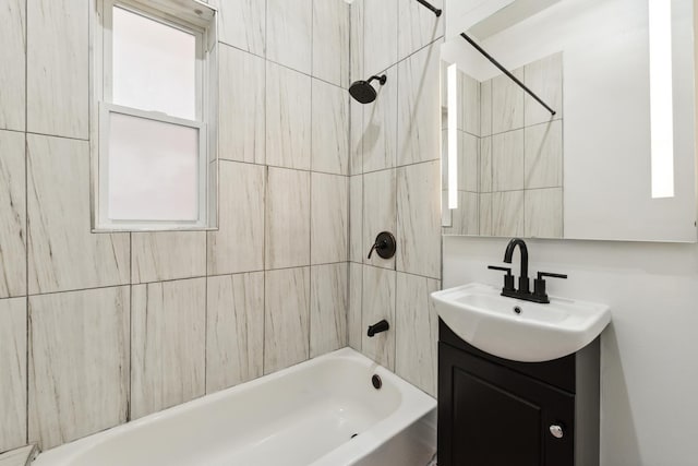 2345 S Lawndale Ave, Chicago, IL 60623 - bathroom featuring vanity and  shower combination