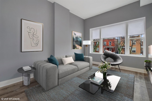 2345 S Lawndale Ave, Chicago, IL 60623 - living room featuring wood finished floors