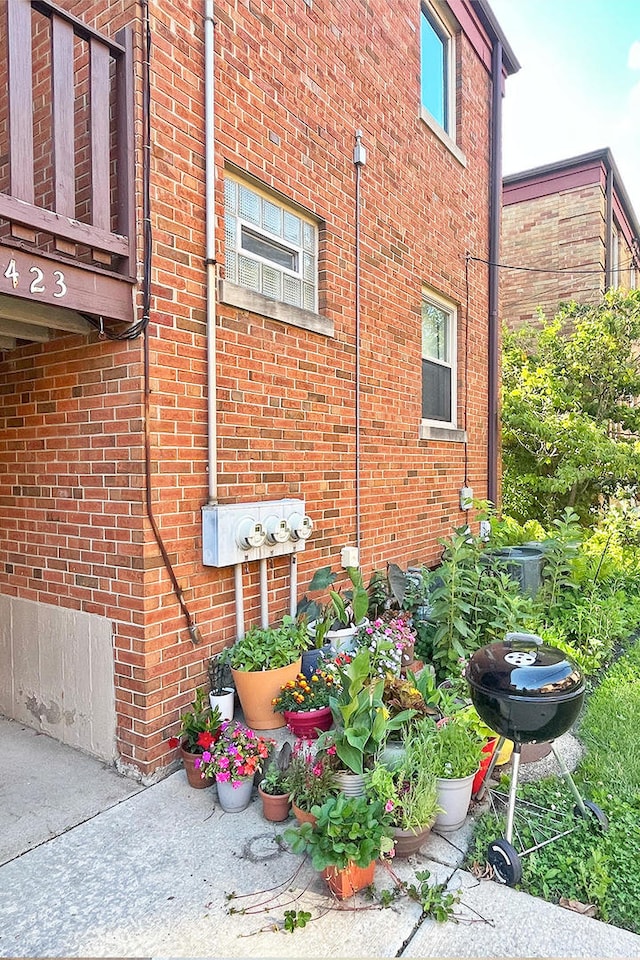 423 Edgewood Pl Unit 2, River Forest, IL 60305 - view of property exterior featuring brick siding