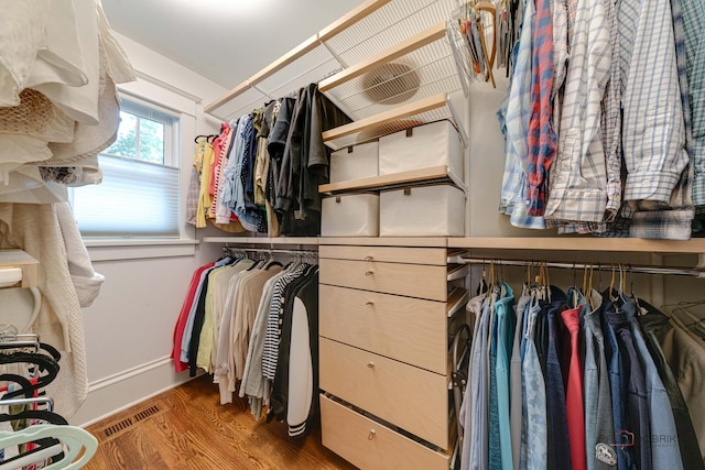 525 Meadow Ln, Libertyville, IL 60048 - walk in closet with wood finished floors