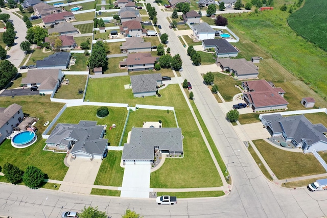 1867 Robert Dr, Bourbonnais, IL 60914 - aerial overview of property's location with nearby suburban area