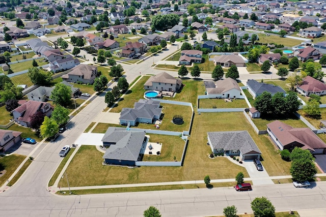 1867 Robert Dr, Bourbonnais, IL 60914 - aerial perspective of suburban area