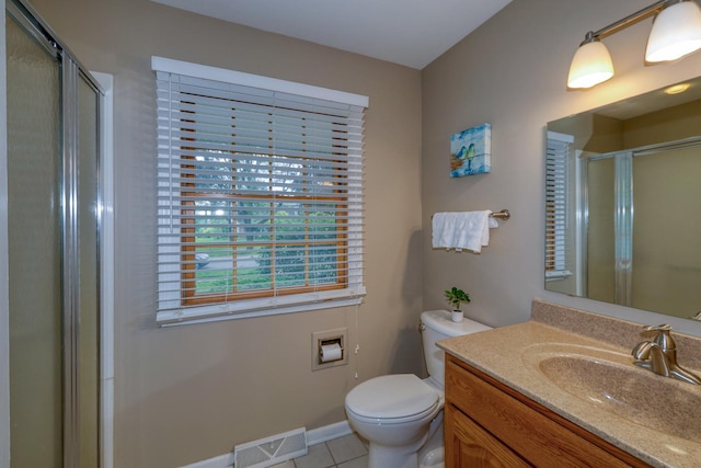 6S503 Bridlespur Dr, Naperville, IL 60540 - full bath featuring a stall shower, vanity, and tile patterned floors
