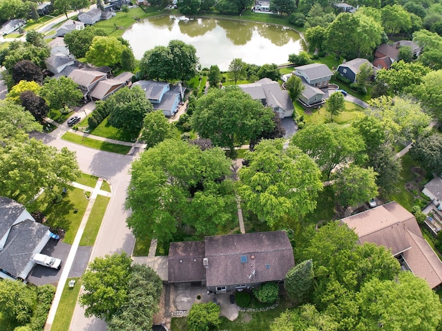 6S503 Bridlespur Dr, Naperville, IL 60540 - aerial view of property and surrounding area featuring nearby suburban area and a nearby body of water